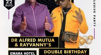 Alfred Mutua to Hold Double Birthday Party with Singer Rayvanny : Kenyans remind him of his breakup