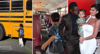 Travis Scott surprises his 3-Year old daughter with a school bus