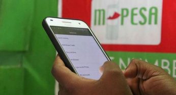 ALL MPESA SERVICES TO BE UNAVAILABLE FOR 4 HOURS