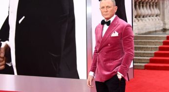 Daniel Craig on the red carpet for the latest instalment of James Bond.
