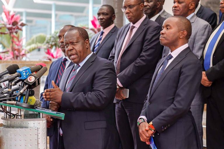 MATIANGI URGES CORPORATES NOT TO PAY PROTECTION BRIBES