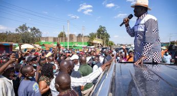 RAILA CALLS FOR VOTER LISTING-HOLDS RALLIES IN KISUMU