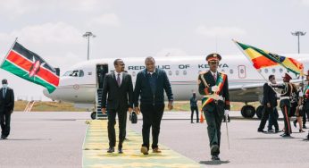 UHURU KENYATTA MEETS ETHIOPIAN PM AHEMED ABIY IN ADDIS ABABA AMID ARMED CONFLICT