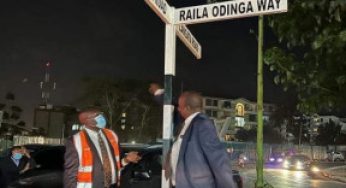 ITS NOW RAILA ODINGA WAY- NO MORE MBAGATHI WAY
