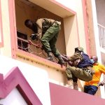 CCTV CAPTURES HOW KISUMU BANK ROBBERS ESCAPED AFTER LONG SHOOTOUT
