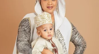ALIKBA’S WIFE REVEALS FACE OF THEIR 2ND BORN SON AFTER 6 MONTHS