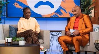 AMERICAN COMEDIAN STEVE HARVEY ADOPTS KENYAN INTERNET SANSATION ELSA MAJIMBO