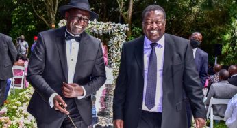 SECRET MIDNIGHT MEETIN G THAT SEALED MUDAVADI-RUTO AGREEMENT
