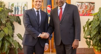 UHURU’S PROMISE TO MACRONE AFTER RE-ELECTION AS FRENCH PRESIDENT