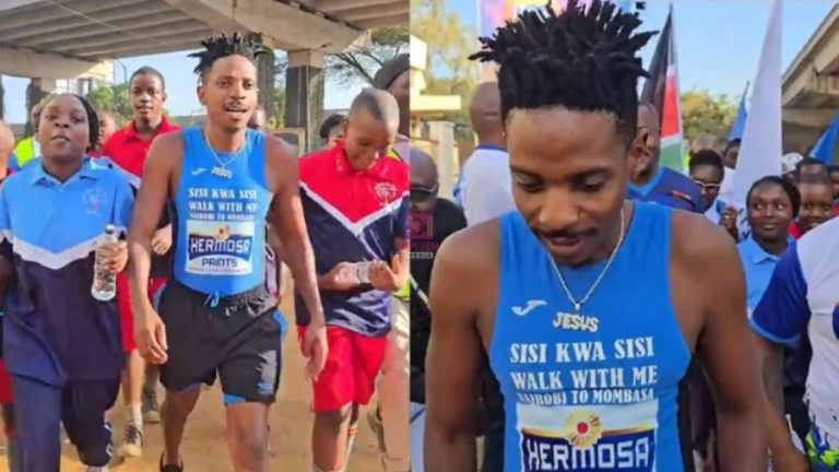 “Eric Omondi Launches ‘Walk of Love’ from Nairobi to Mombasa”