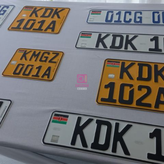 Why Some NTSA Number Plates Have a 9-Digit Hidden Code on Them