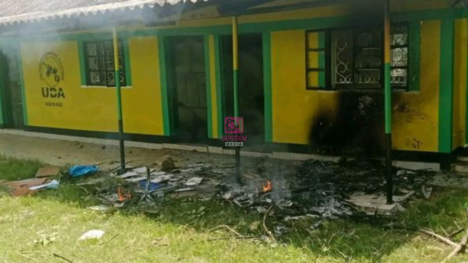 UDA Offices in Wote Set Ablaze Amid Fuel Price Protests