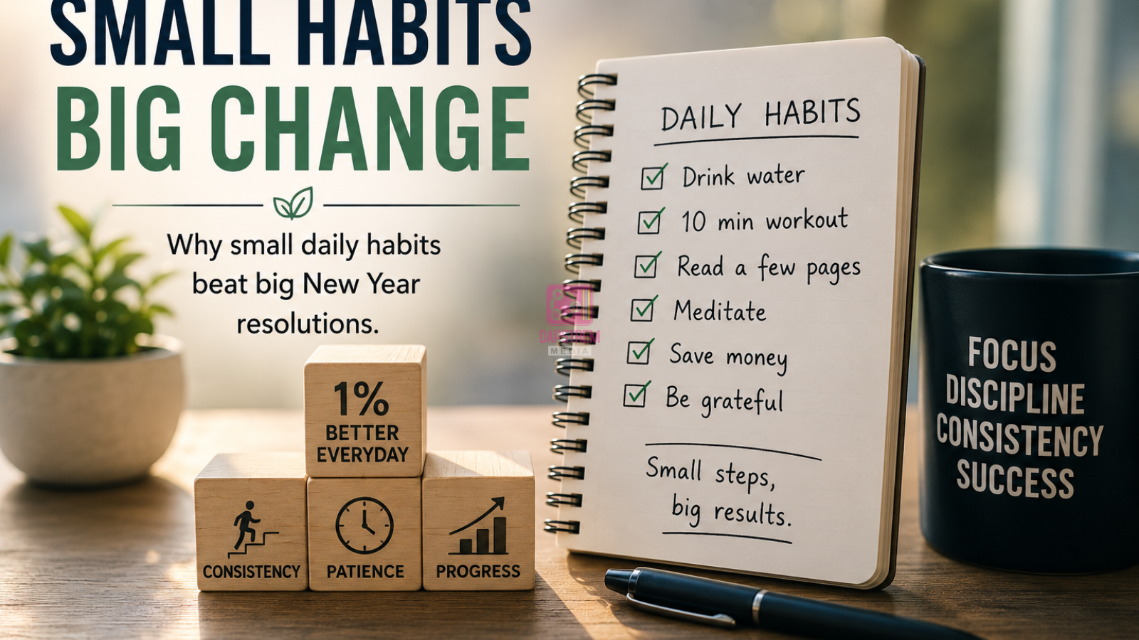 Why Small Daily Habits Beat Big New Year Resolutions