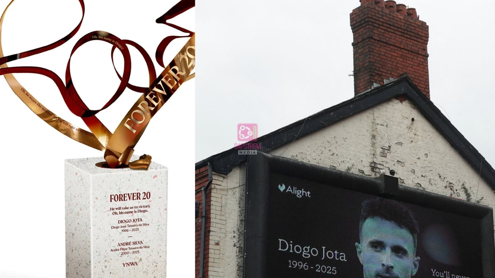 Diogo Jota Inspires Heartbreaking ‘Forever 20’ Memorial as Liverpool Honour Him and Andre Silva