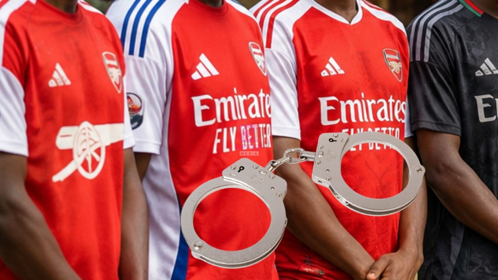 7 Hilarious Moments From Arsenal Fans Arrested in Eldoret After Title Celebrations