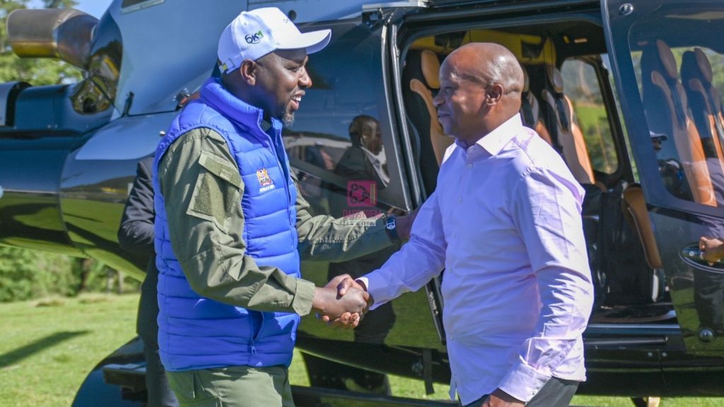 DP Kindiki joins CS Murkomen for the official launch of the Cherangany Hills Ecosystem Restoration