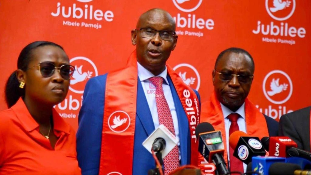 Jubilee Slams Gachagua’s Tourism Boycott Remarks Ahead of 2027 Polls