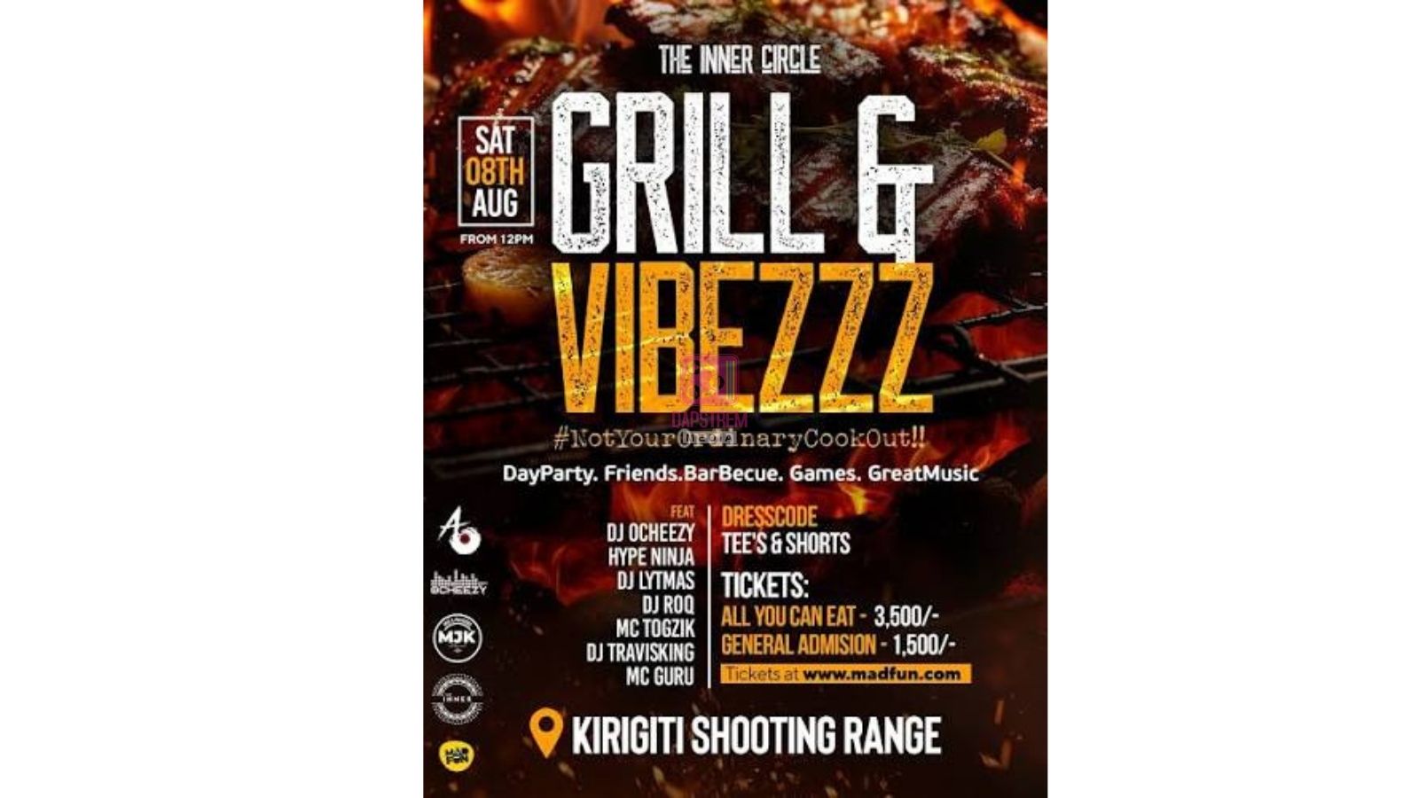Grill and Vibezz Event: Explosive Reasons Kirigiti Shooting Range Will Be the Ultimate Weekend Party Destination