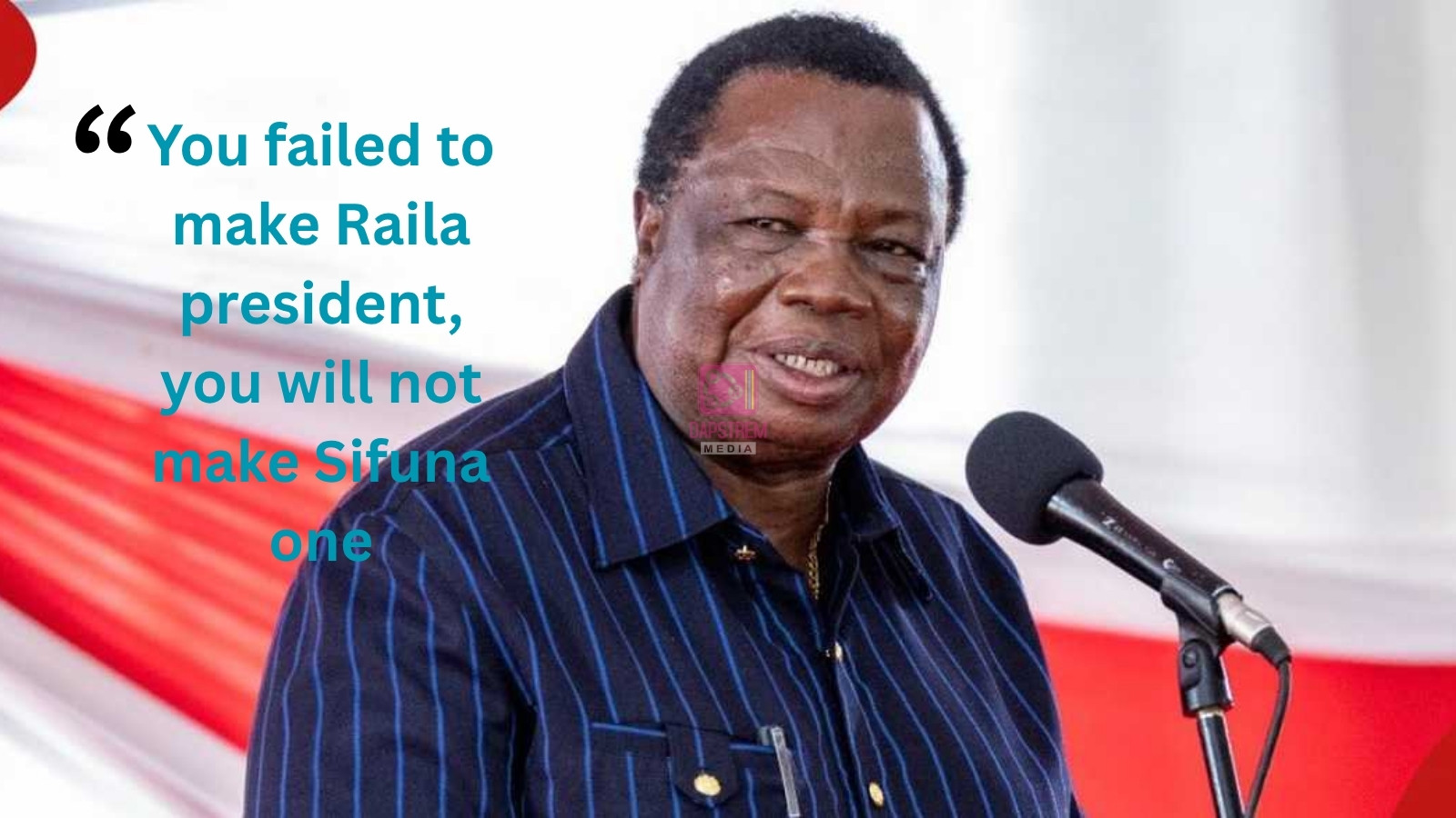 Sifuna Faces Daunting Presidential Bid Through Uhuru, Atwoli Warns