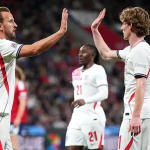 England recover in Prague as Gordon and Kane secure Nations League in 2-0 win over Czechia