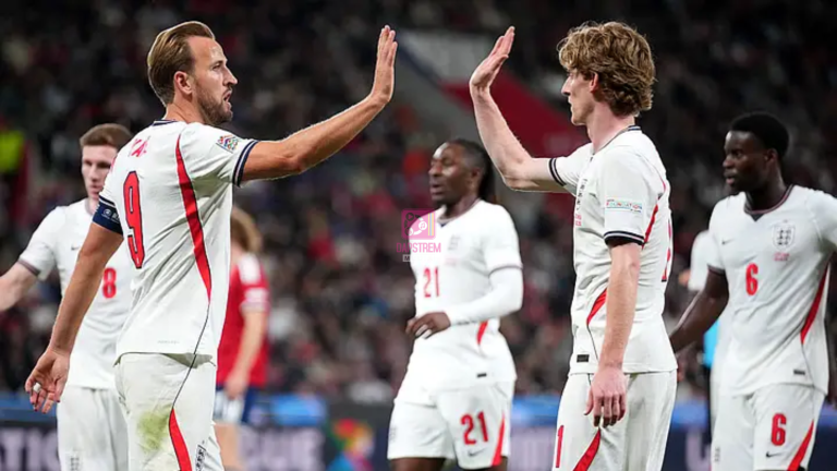 England recover in Prague as Gordon and Kane secure Nations League in 2-0 win over Czechia
