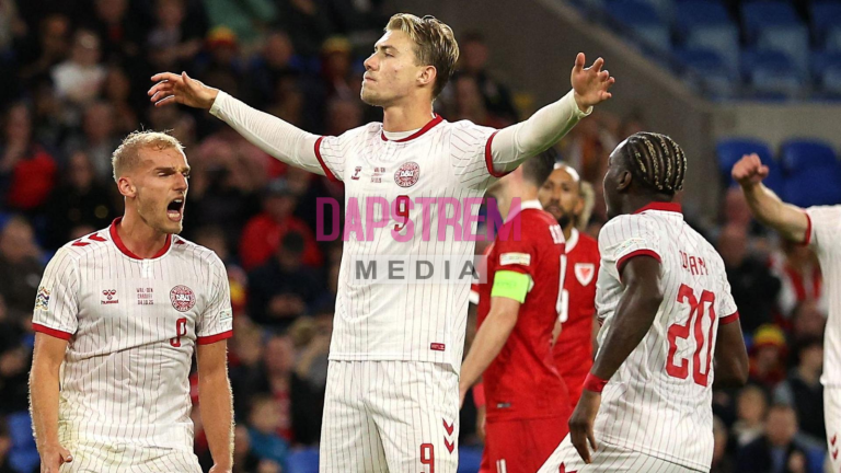 Wales 0–1 Denmark: Højlund penalty punishes Ward error as Denmark complete Nations League double