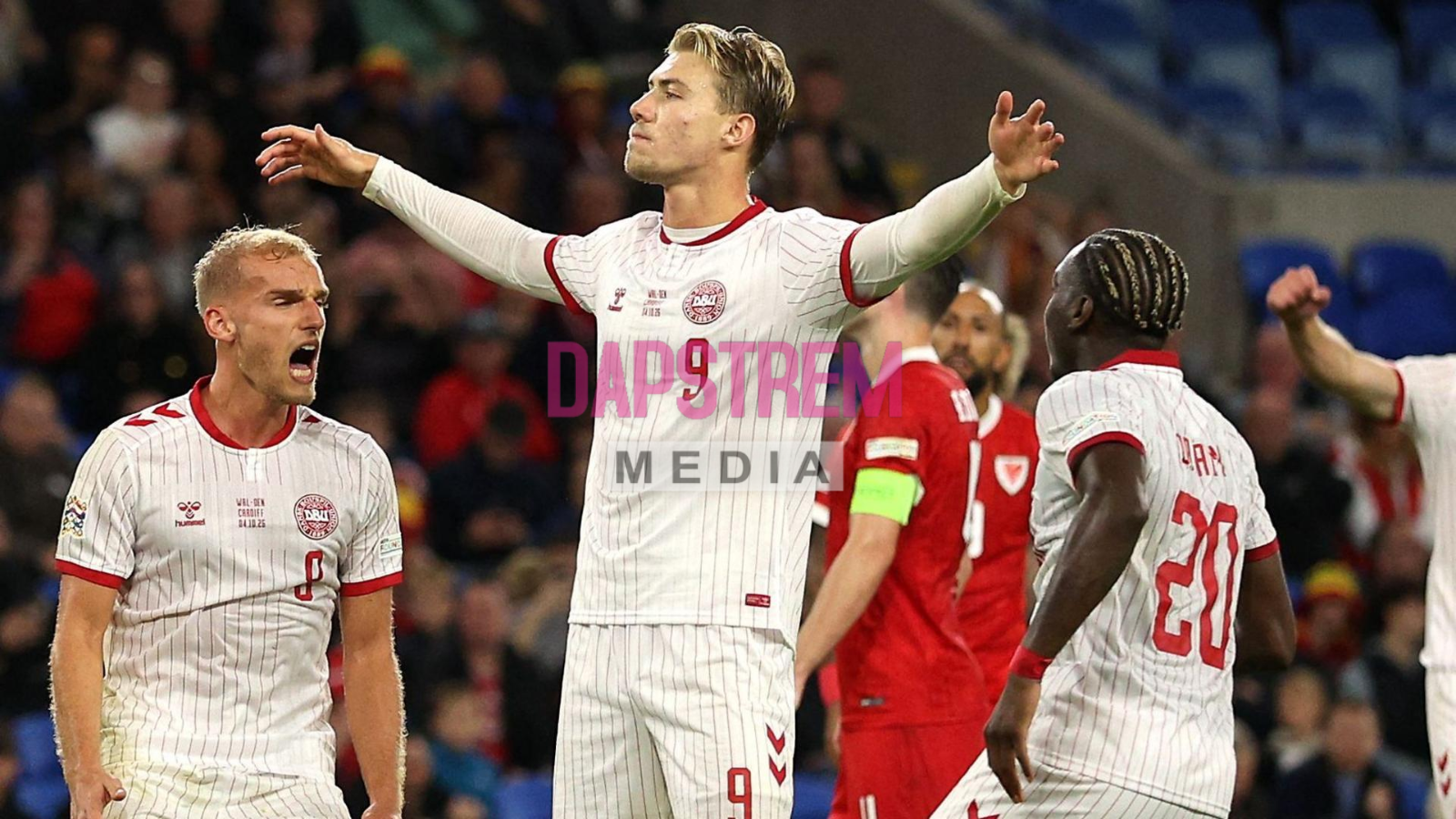 Wales 0–1 Denmark: Højlund penalty punishes Ward error as Denmark complete Nations League double